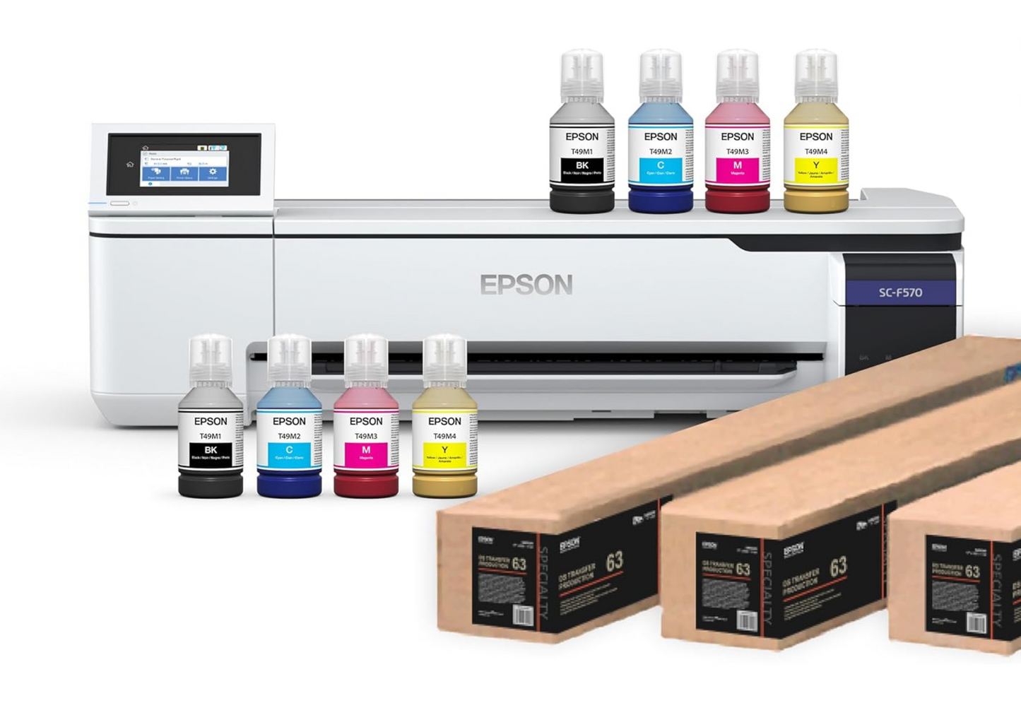 Epson SureColor F570 Pro 24 Inch Printer With First month Full Training and live Support