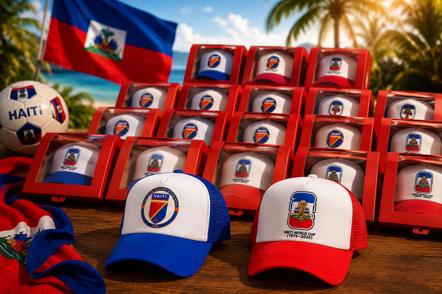 Tèt Dwat™ Haiti World Cup Edition Trucker Cap