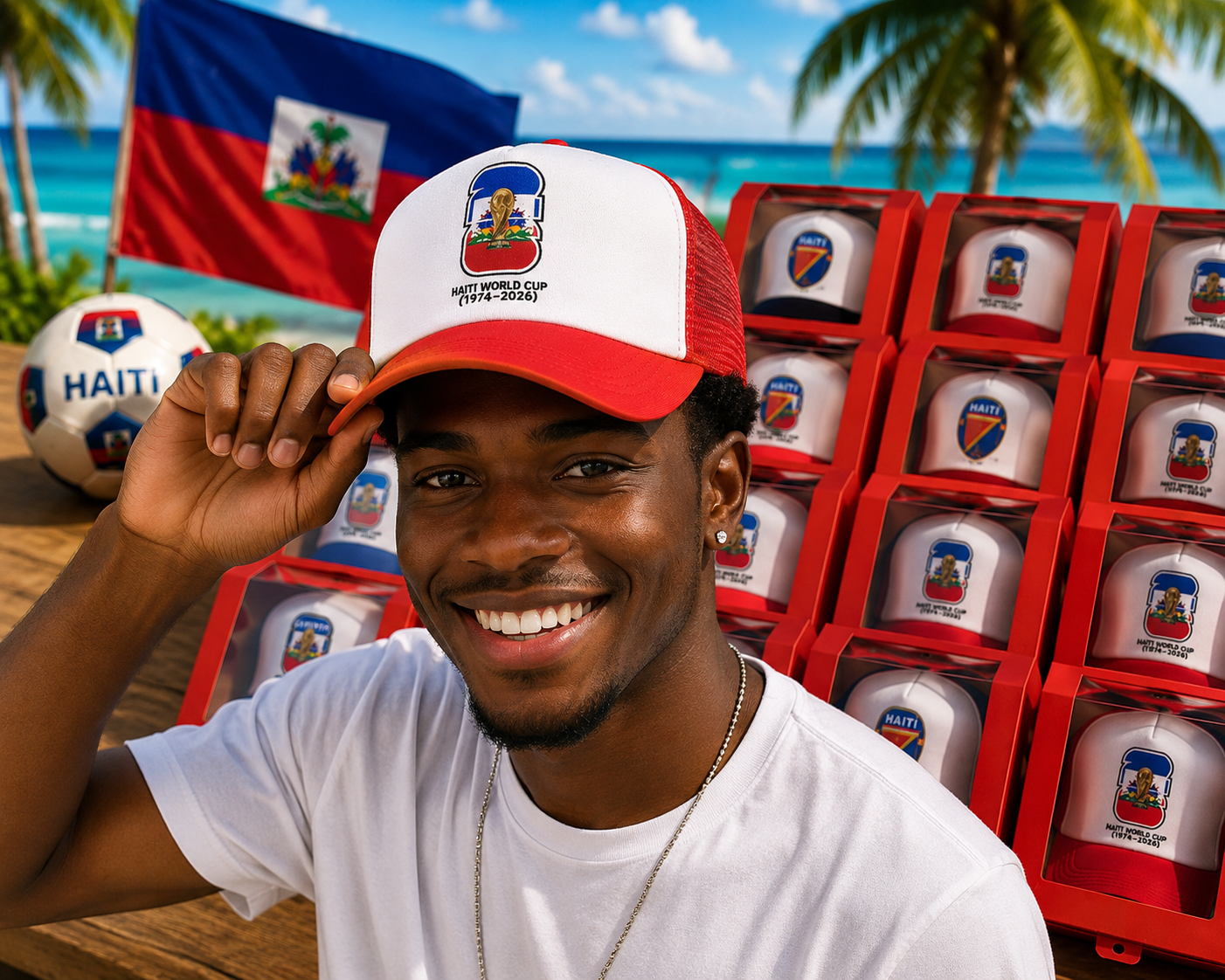 Tèt Dwat™ Haiti World Cup Edition Trucker Cap