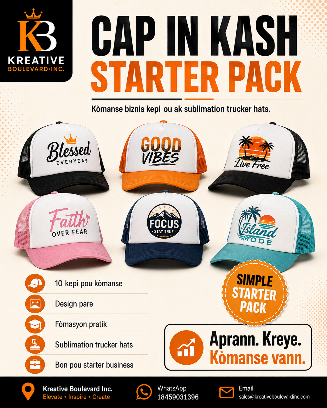 starter pack cap in kash